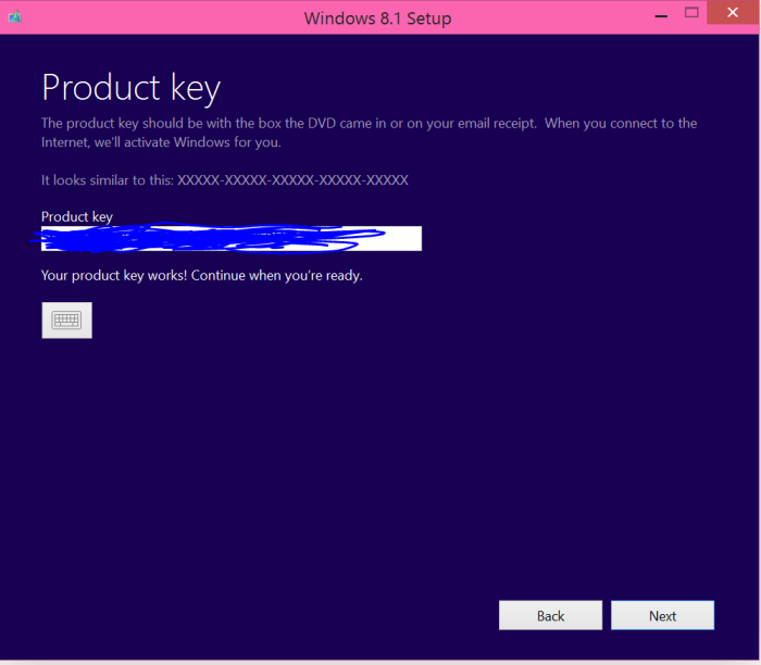 Install Windows With Product Key